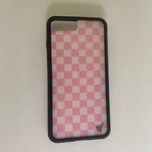 💖PINK CHECKERS IPHONE 6+/7+/8+ PLUS CASE💖